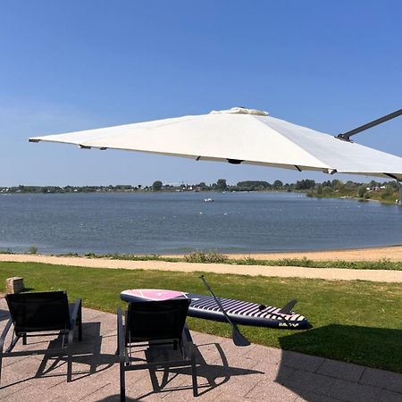 Luxe Chalet Direct Aan Het Water Met Strand Lith المظهر الخارجي الصورة